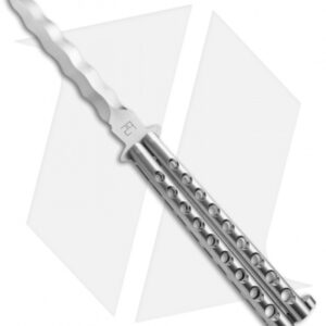 29 Knives Chris Olofson 5" Kriss Balisong Knife Titanium Skeleton