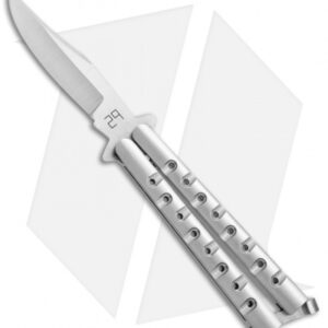 29 Knives Chris Olofson 3.75" Bowie Skeleton Bali Butterfly Knife *Used*