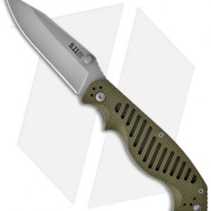 5.11 CS2 Knife Spearpoint Counter Strike Folding Knife (3.75" Bead Blast Plain)