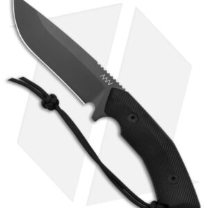 Acta Non Verba Knives M200 Hard Task Fixed Blade Knife Black G-10 (5.25" DLC)