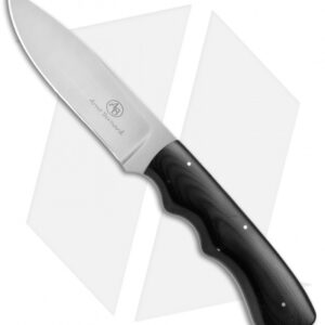 Arno Bernard Knives Cheetah Fixed Blade Knife Black G-10 (4.125" Satin)