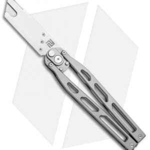 Artisan Cutlery Kinetic-Tool Automatic Butterfly Tool Gray Ti (2.8" SW)