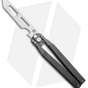 Artisan Cutlery Kinetic-Tool Automatic Butterfly Tool Carbon Fiber (4" Satin)