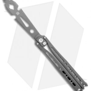 Artisan Cutlery Kinetic-Tool Automatic Butterfly Tool Gray Steel (4" Gray)