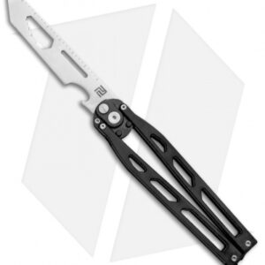 Artisan Cutlery Kinetic-Tool Automatic Butterfly Tool Black Ti (4" Satin)