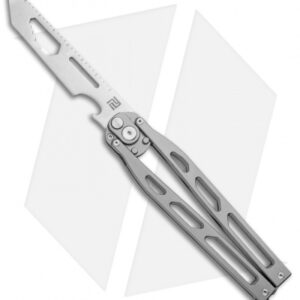 Artisan Cutlery Kinetic-Tool Automatic Butterfly Tool Gray Ti (4" Satin)