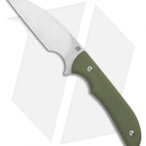 Artisan Cutlery Sea Snake Fixed Blade Knife Green G-10 (3.1" Satin) 1842B-GN