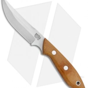 Bark River Adventurer Persian Fixed Blade Knife Canvas Micarta (3.3" Satin)
