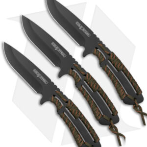 Cold Steel Throwing Knives Black Stainless Steel (3 pack) 44KVD3PK