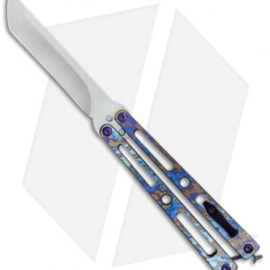 VMX Vallotton/Maverick Balisong Butterfly Knife "Nebula Tuxedo" (4.25" Satin)