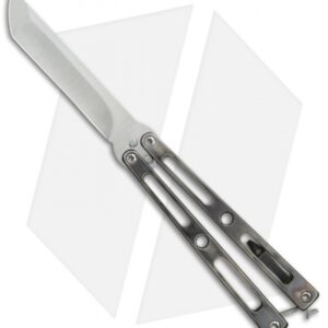 VMX Vallotton/Maverick Balisong Butterfly Knife "Wasted" Ti (4.25" Satin)