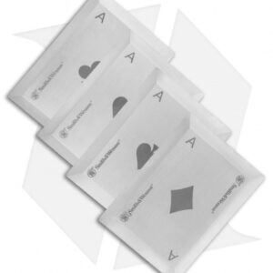 Smith & Wesson Bullseye Throwing Cards Stainless Steel (Satin)
