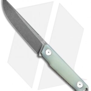 Stedemon Knife Co. Uncle One UB02 Fixed Blade Knife Jade G-10 (5" Black SW)