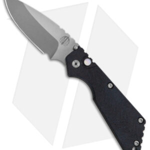 Strider + Pro-Tech Custom SnG Automatic Knife Dark Blue Denim Micarta (3.5 SW)