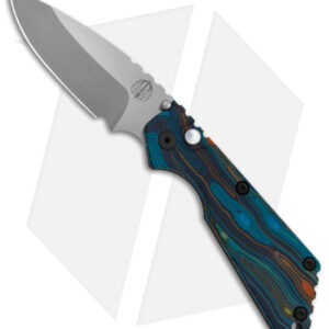 Strider + Pro-Tech Custom SnG Automatic Knife Starry Night Micarta (3.5 SW)
