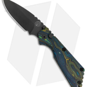 Strider + Pro-Tech SnG Automatic Unique Micarta Starry Night (3.5" Black S45VN)