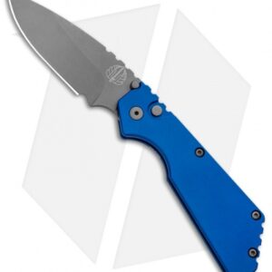 Strider + Pro-Tech PT Automatic Knife Blue (2.75" Bead Blast)