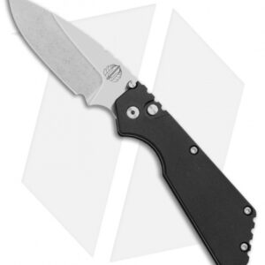 Strider + Pro-Tech PT Automatic Knife Black (2.75" Stonewash)