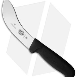 Victorinox 5" Beef Skinning Knife Black Fibroux (5.5" Satin)