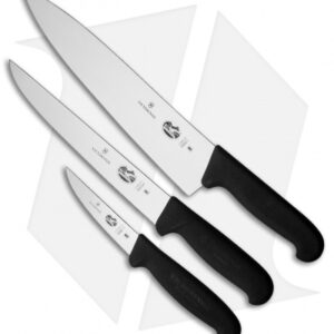 Victorinox Fibrox 3-Piece Kitchen Knife Set Black VN510533X1