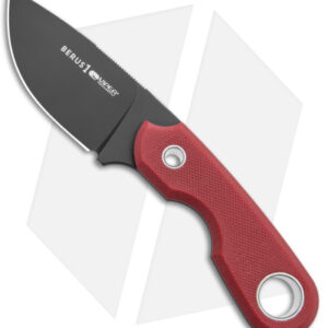 Viper Knives Berus Fixed Blade Knife Drop Point Red G-10 (2.6" DLC)