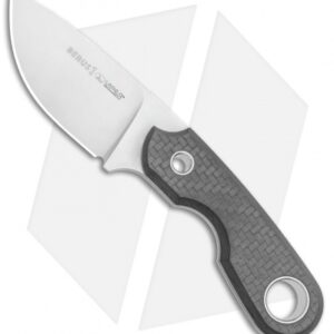 Viper Knives Berus Fixed Blade Knife Drop Point Carbon Fiber (2.6" Satin)