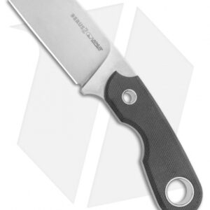 Viper Knives Berus Fixed Blade Knife Sheepsfoot Black Micarta (3.5" Satin)