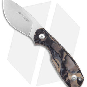 Viper Lille1 GBU Fixed Blade Knife Black/Tan G-10 (2.8" Stonewash)