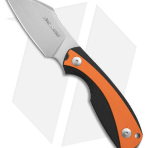 Viper Lille2 GBO Fixed Blade Knife Black/Orange G-10 (2.8" Stonewash)