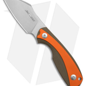 Viper Knives Lille2 GGO Fixed Blade Knife Green/Orange G-10 (2.8" Stonewash)