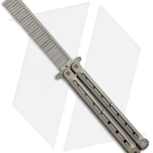 WE Knife Co. Nerv Butterfly Trainer Comb Champagne Titanium 907A