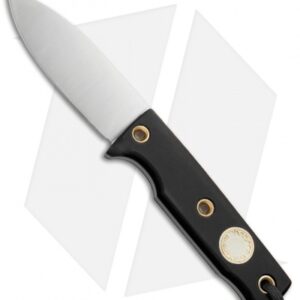 Wallace Edged Tools Field Mouse Fixed Blade Knife Black G-10 (3.25" Satin)