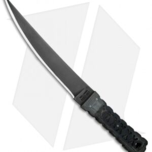 Williams Blade Design HZO Fixed Blade Knife Black Micarta (8.75" Black)