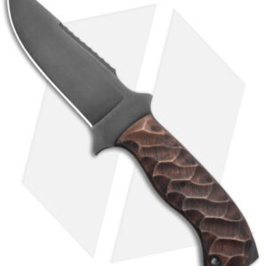 Winkler Utility Crusher Fixed Blade Knife Sculpted Maple (4.75" Black) WK046