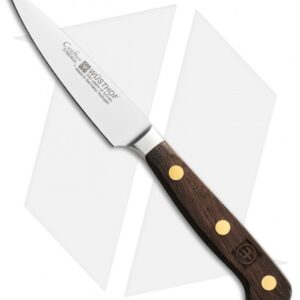 Wusthof Crafter Paring Knife Oak Wood (3.5" Satin)