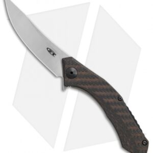 Zero Tolerance Sinkevich 0460CF Flipper Knife Carbon Fiber (3.25" Satin) ZT
