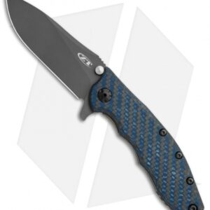 Zero Tolerance Factory Special Series 0562BLGRY Knife Blue CF (3.5" Gray PVD) ZT