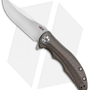 Zero Tolerance RJ Martin 0609 Flipper Knife Bronze Ti (3.4" Satin) ZT
