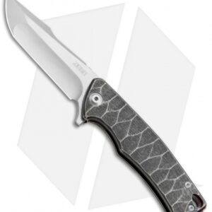 Zieba Knives S1 Mini Frame Lock Knife Sculpted Ti (2.5" Satin M390)