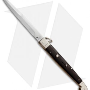 AGA Campolin 16" Sicilian Ring Pull Automatic Dark Horn (7.25" Satin Bayo)