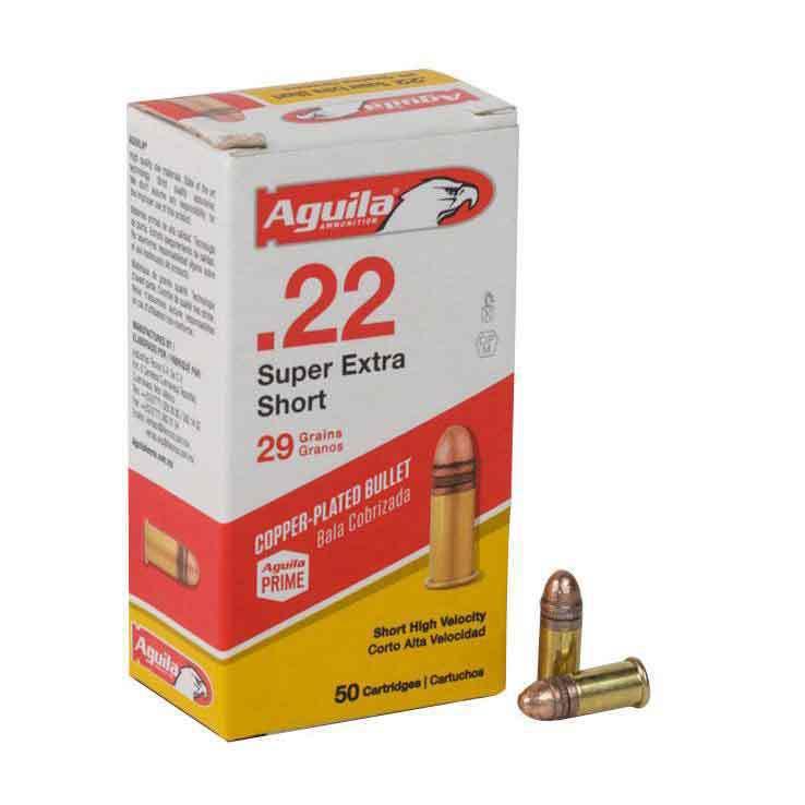 Aguila High Velocity 22 Short 29gr CPRN Rimfire Ammo - 50 Rounds