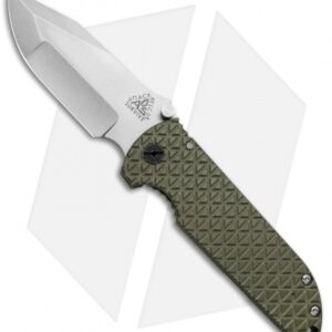 A.R.S. CFS Contractor Series Frame Lock Knife OD Green G-10 (3.75 Tumbled)
