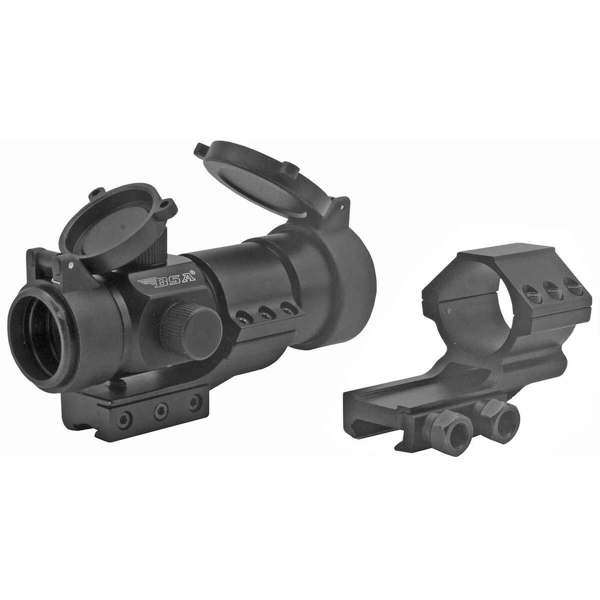 BSA 1x 30mm Red Dot w/ 2 Mounts - Illuminated 5 MOA