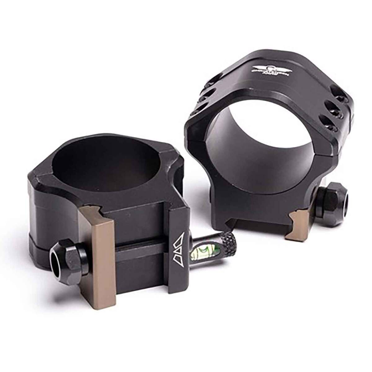 Christensen Arms Tactical PRSR-HD 30mm Medium Scope Rings - Black Anodized