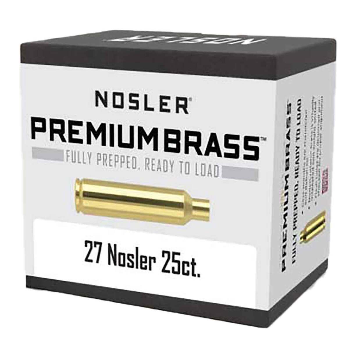 Nosler 27 Nosler Rifle Reloading Brass - 25 Count
