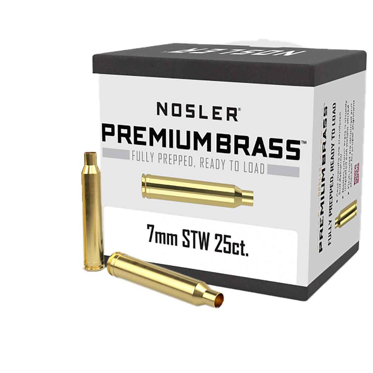 Nosler 7mm STW Rifle Reloading Brass - 25 Count