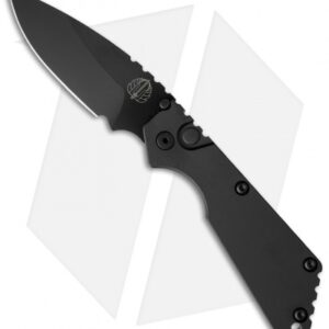 Strider + Pro-Tech SnG Automatic Knife Solid Black Aluminum (3.5" Black) 2403