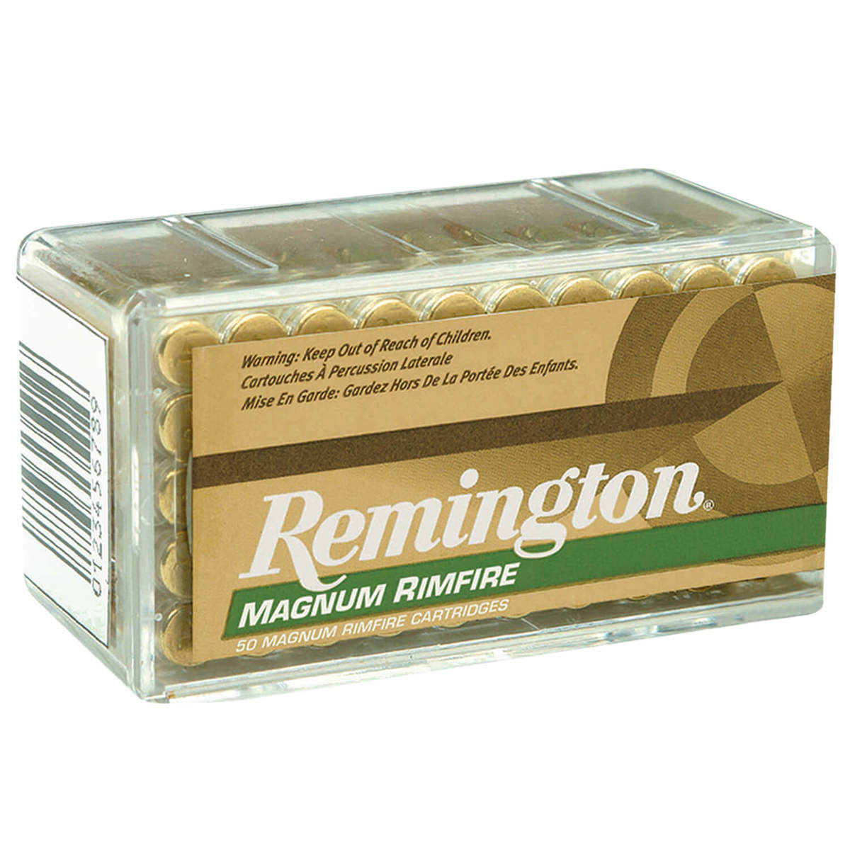Remington Magnum Rimfire 22 WMR  40gr JHP Rimfire Ammo - 50 Rounds