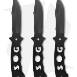 SOG Bowie Fixed Blade Throwing Knives (Set of 3) F04T-N