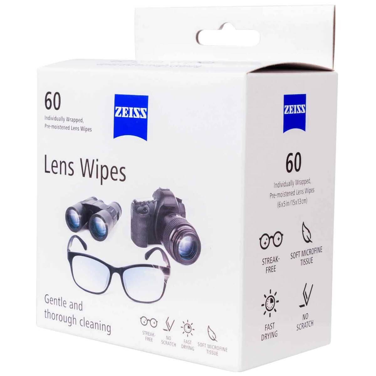 Zeiss Lens Wipes - 60 Count